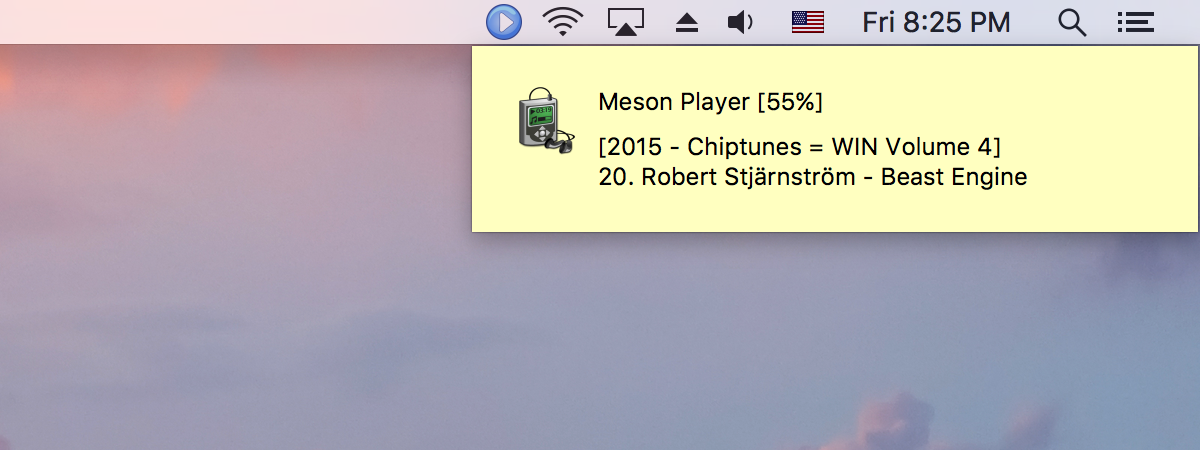 Meson Player in OSX